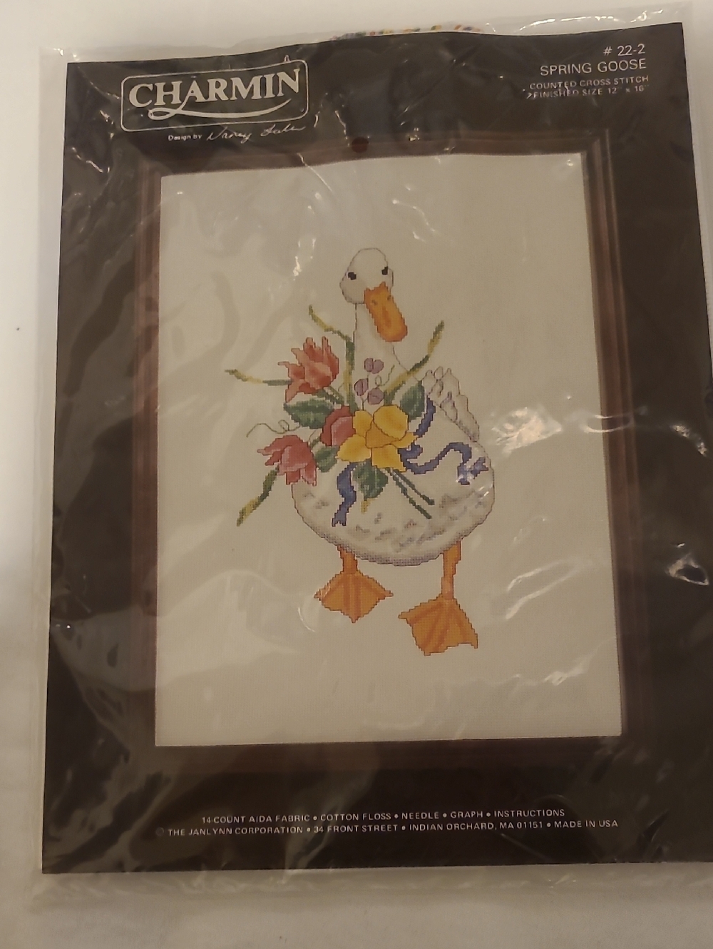 Charmin Spring Goose #22-2 Counted Cross Stitch